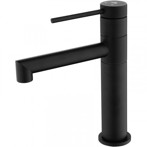 Смеситель для раковины Kaiser Vita 43011-2 Черный матовый латунь