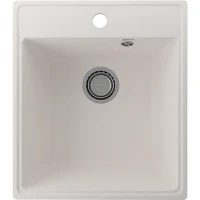 Кухонная мойка Ulgran Quartz Forte 425-01 Жасмин искусственный камень (литьевой мрамор) встраиваемый