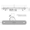 Душевой лоток Bettoserb Advanced Slim 75 13600034 с решеткой Нержавеющая сталь