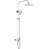 Душевая система Rose R13F R1336F Белая Хром