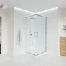 Душевой уголок Veconi Evo 300 CH 100х100 E3-CH-100100-01-C9 профиль Хром стекло прозрачное