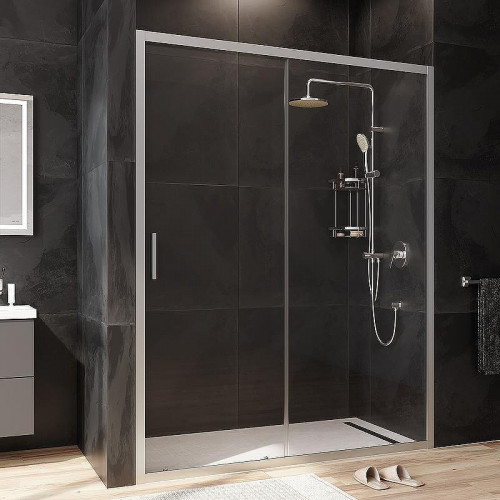 Душевая дверь AM.PM Gem 150 W90G-150-1-195MT профиль Хром матовый стекло прозрачное