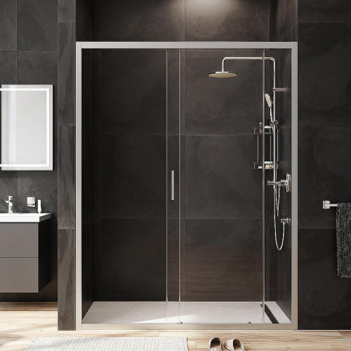 Душевая дверь AM.PM Gem 150 W90G-150-1-195MT профиль Хром матовый стекло прозрачное