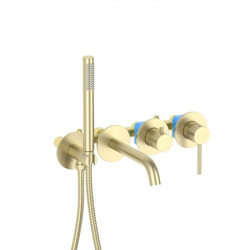 Смеситель для ванны Aquatek Европа  AQ1344BG цвет Золото шлифованное