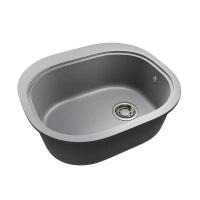 Кухонная мойка Emar Quartz 57 EMQ-1570.C цвет Алмаз