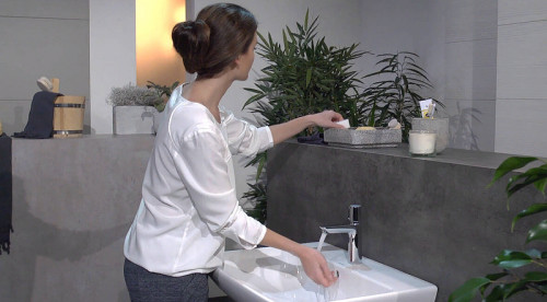 Смеситель для раковины Hansgrohe Talis Select E 71750000 Хром латунь