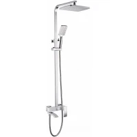 Душевая система Grocenberg GB7007-1WC Белая Хром