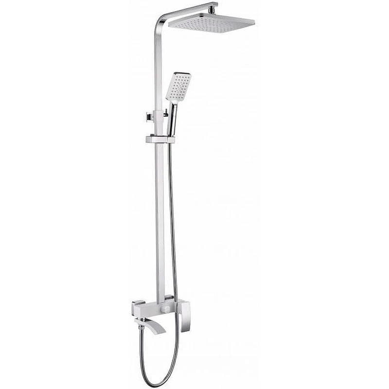 Душевая система Grocenberg GB7007-1WC Белая Хром