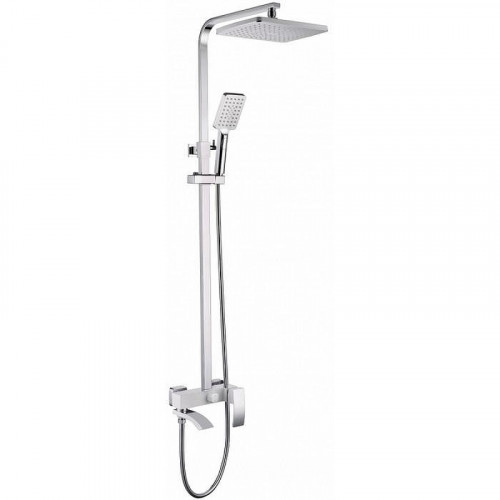Душевая система Grocenberg GB7007-1WC Белая Хром