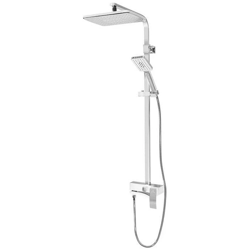 Душевая система Grocenberg GB7007-1WC Белая Хром
