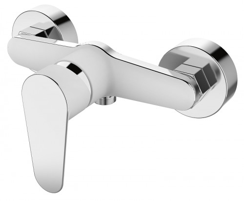 Смеситель для душа Voda Snow white SW 80 W цвет Хром Белый