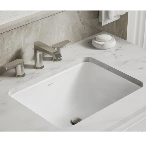 Раковина встраиваемая снизу Jacob Delafon (Kohler) Caxton 55 20413T-0 цвет Белый