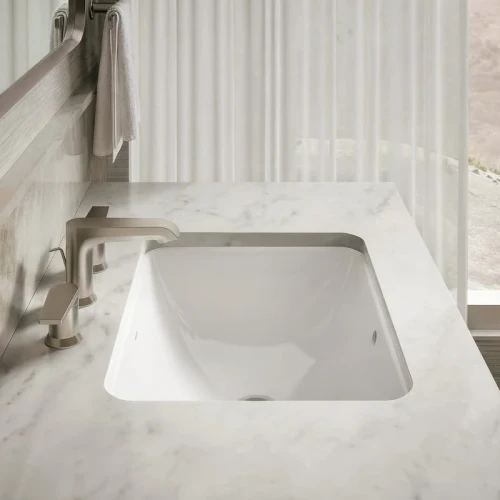 Раковина встраиваемая снизу Jacob Delafon (Kohler) Caxton 55 20413T-0 цвет Белый