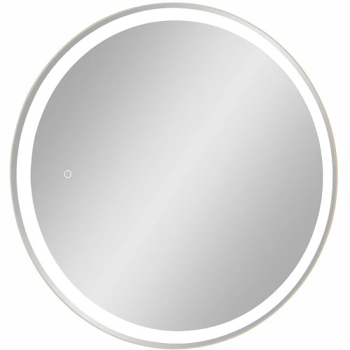 Зеркальный шкаф Континент Torneo Black LED 70 МВК084 с подсветкой Черный МДФ / ЛДСП, стекло