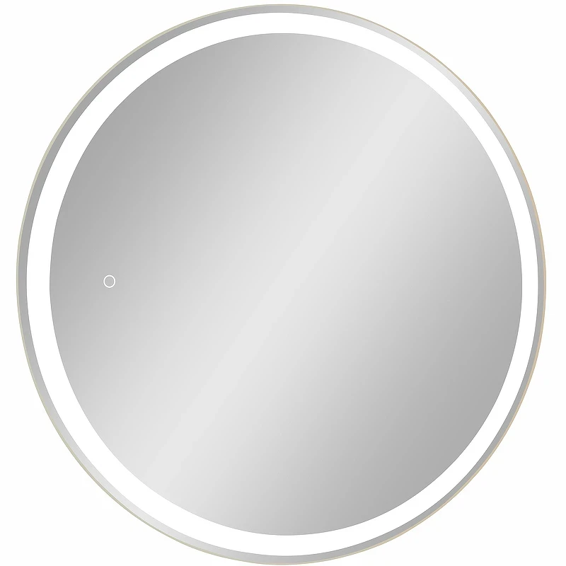 Зеркальный шкаф Континент Torneo Black LED 70 МВК084 с подсветкой Черный МДФ / ЛДСП, стекло