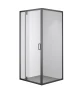 Душевой уголок Olive's Duero 100х100 DR-100CS-SW-GB профиль Черный матовый стекло прозрачное