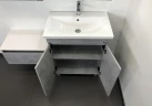 Тумба с раковиной Comforty Осло 70НД 00-00006117 Бетон светлый МДФ / ЛДСП