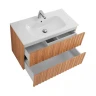 Тумба под раковину Art&Max Elegant 80 AM-ELEGANT-800-2C-SO-BR-P подвесная цвет Бран