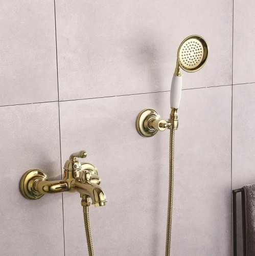 Смеситель для ванны Rose R0202E цвет Золото