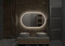 Зеркало Континент Fleur 1200x700 ЗЛП639 с подсветкой с бесконтактным выключателем стекло