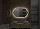 Зеркало Континент Fleur 1200x700 ЗЛП639 с подсветкой с бесконтактным выключателем стекло