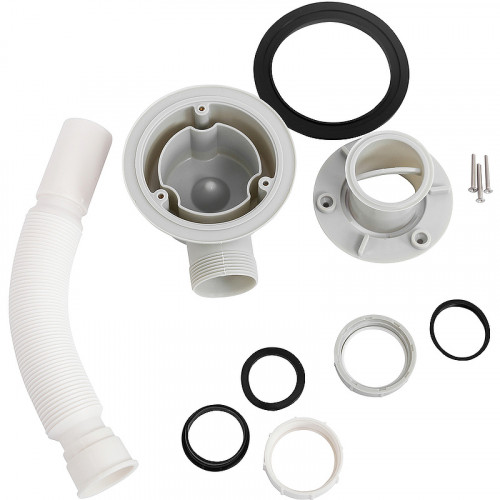 Сифон для душевого поддона BelBagno BB-01-90 Серый