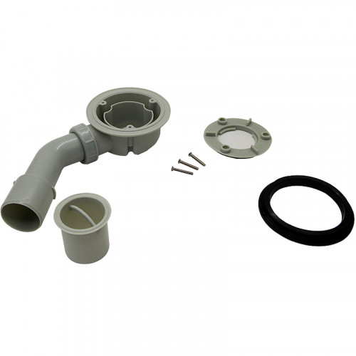 Сифон для душевого поддона BelBagno BB-01-90 Серый