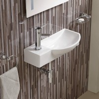 Раковина WeltWasser Aisbach 7945 GL-WT L 45 10000008690 Белая глянцевая фаянс подвесная