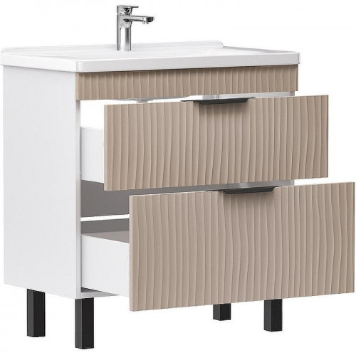 Тумба под раковину Volna Lotty 80.2Y tnLOTTY80.2Y-13 Латте Белая