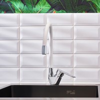 Смеситель для кухни Ростовская Мануфактура Сантехники Boou B8215-23J Хром латунь