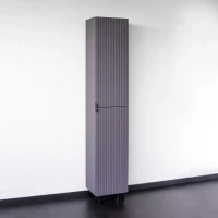 Шкаф пенал Comforty Лима 35 00-00019242 цвет Антрацит