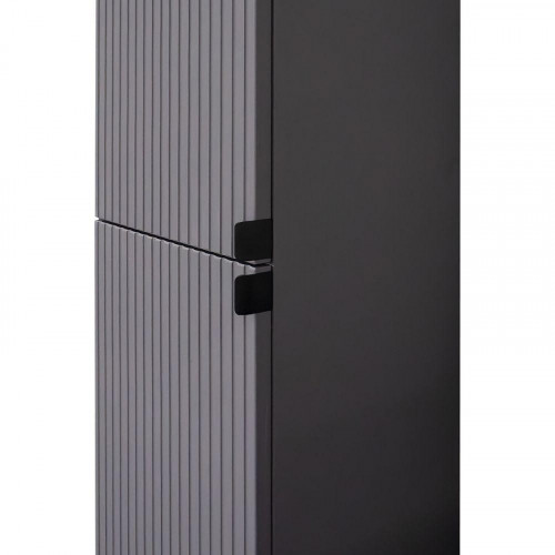 Шкаф пенал Comforty Лима 35 00-00019242 цвет Антрацит