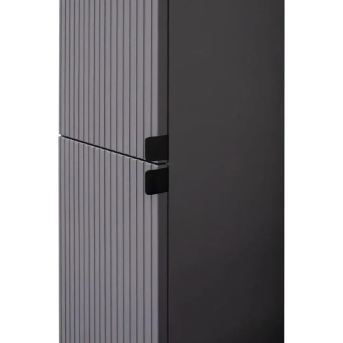 Шкаф пенал Comforty Лима 35 00-00019242 цвет Антрацит