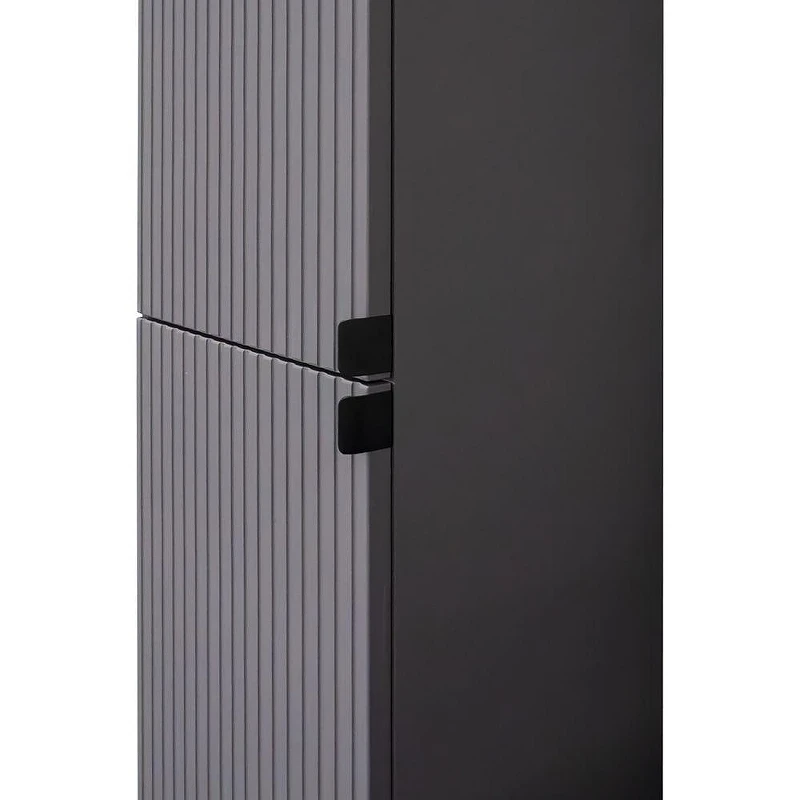 Шкаф пенал Comforty Лима 35 00-00019242 цвет Антрацит