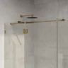 Душевой уголок WasserKRAFT Ems 120х90 76H07 профиль Золото глянцевое стекло прозрачное