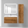 Тумба с раковиной BelBagno Etna 100 ETNA-1000-2C-SO-RN-P+100 BB1000ETL подвесная Rovere Nature