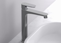 Смеситель для раковины Aquatek Оберон AQ1204CR Хром латунь однорычажный