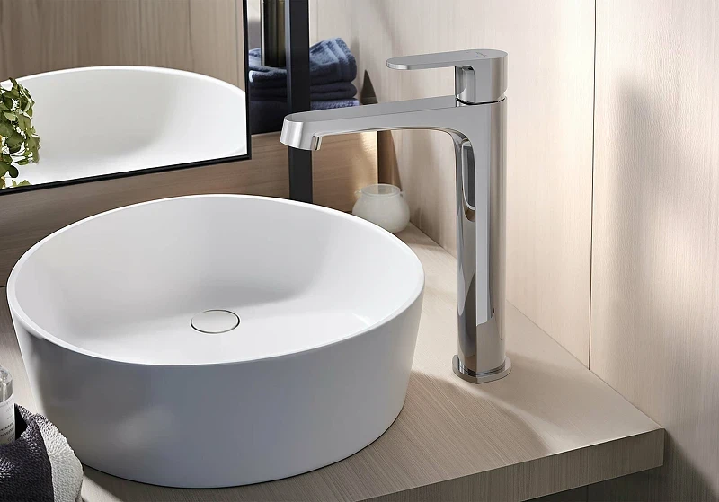 Смеситель для раковины Aquatek Оберон AQ1204CR Хром латунь