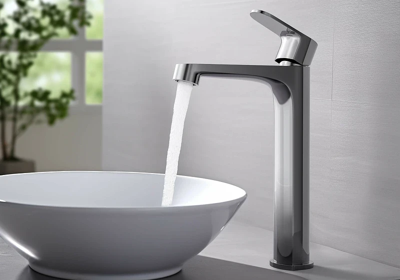 Смеситель для раковины Aquatek Оберон AQ1204CR Хром латунь