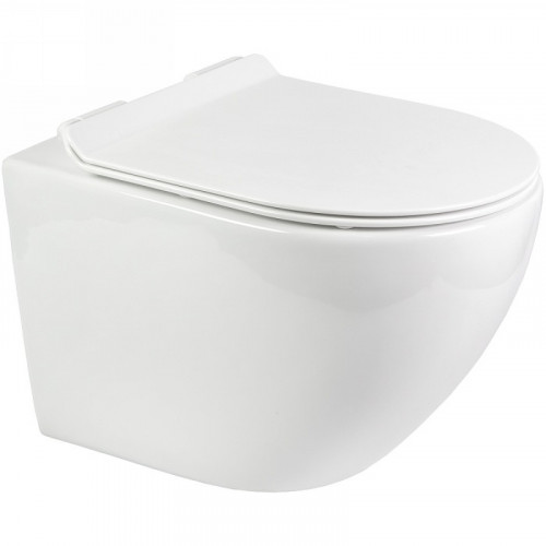 Унитаз Bond F01-10 подвесной Белый с сиденьем Микролифт фарфор подвесной