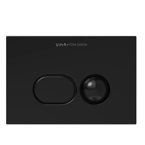 Кнопка смыва для инсталляции Vitra Liquid 740-2101 Черная глянцевая