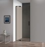 Душевая дверь Cezares Slider 110 SLIDER-B-1-100/110-BR-NERO профиль Черный матовый стекло бронзовое