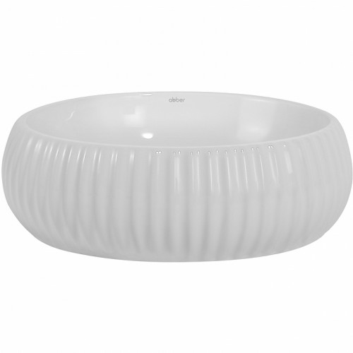 Раковина-чаша Abber Bequem 40 AC2115 Белая фаянс накладная