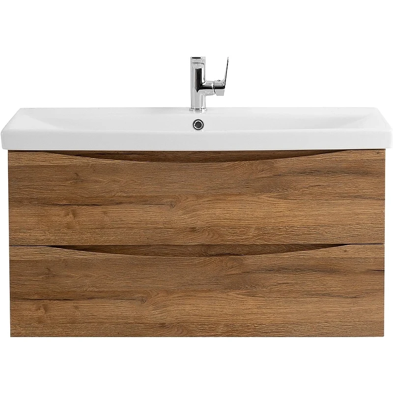 Тумба под раковину BelBagno Marino-Cer 90 MARINO-CER-900-2C-SO-RR-P подвесная Rovere Rustico МДФ / ЛДСП