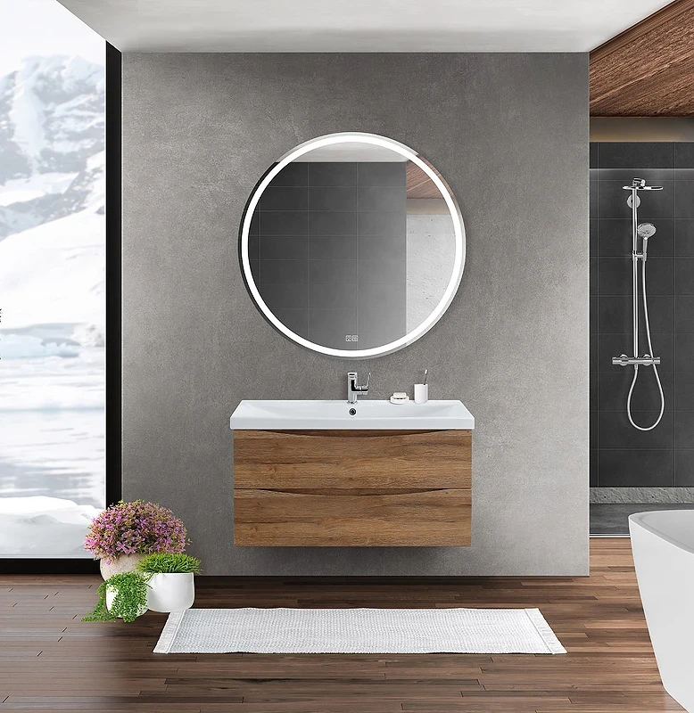 Тумба под раковину BelBagno Marino-Cer 90 MARINO-CER-900-2C-SO-RR-P подвесная Rovere Rustico МДФ / ЛДСП
