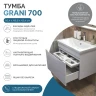 Тумба под раковину Vigo Grani 70 165 подвесная цвет Белый