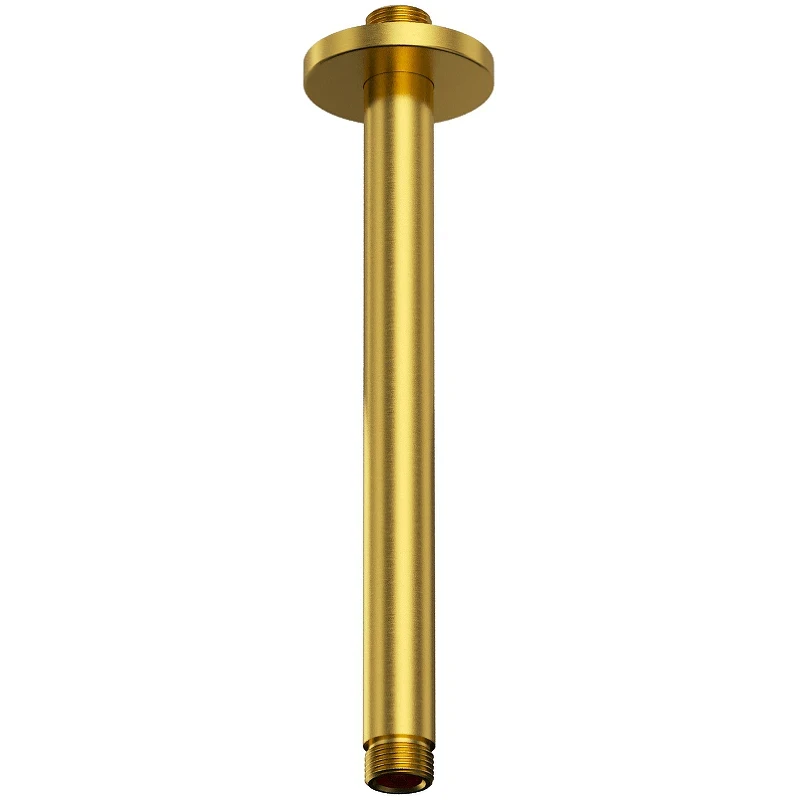 Кронштейн для верхнего душа Whitecross Y brushed gold Y1321GLB Брашированное золото латунь на потолок