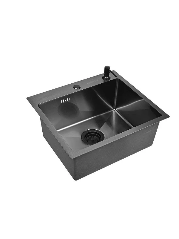 Кухонная мойка Wisent 50 WS35040B/WGER019B/W405B цвет Графит