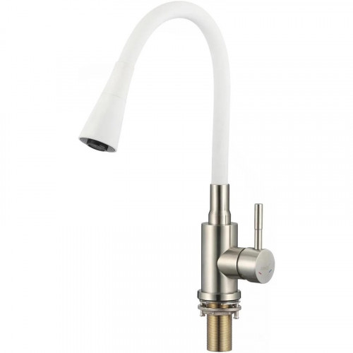 Смеситель для кухни Savol S-3002LM02 цвет Сатин Белый
