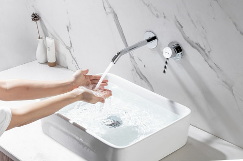 Смеситель для раковины Allen Brau Priority 5.31A03-00 Хром латунь встраиваемый